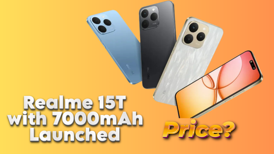 Realme Launched 15T 5G Phone in India with Rs20,999, How much in Nepal?