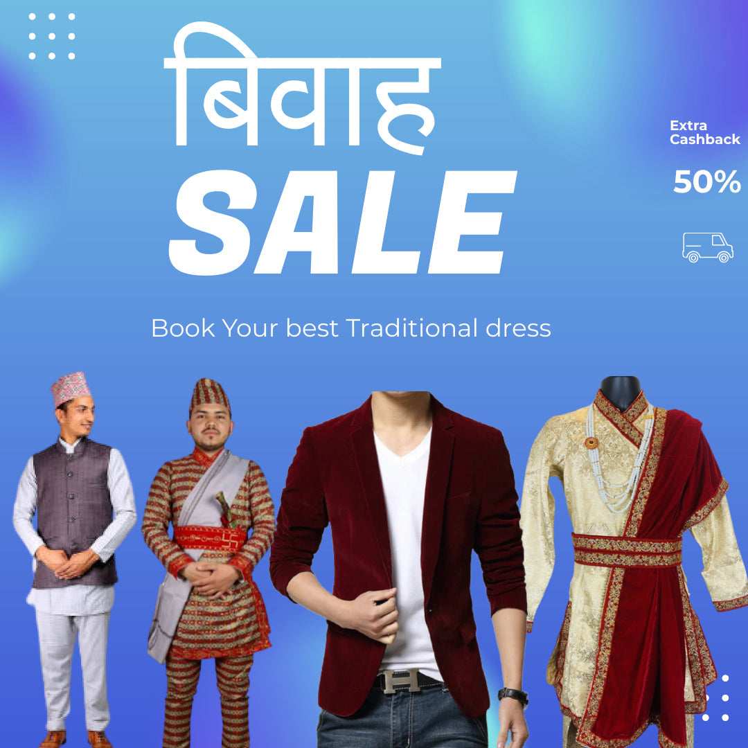 Male Wedding Dress in Nepal