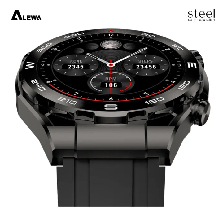 Best Amoled Smartwatch Alewa Steel