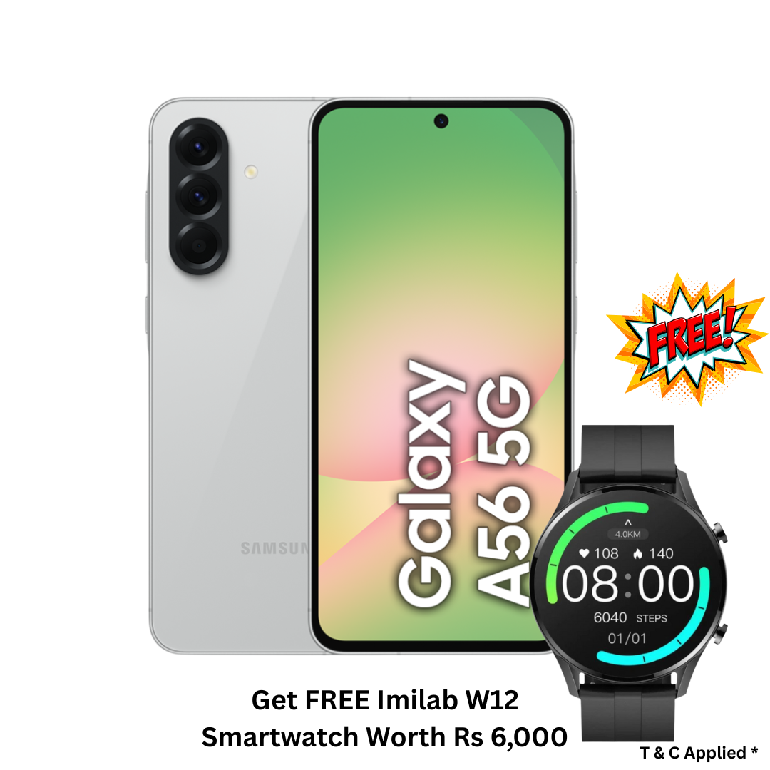 Samsung Galaxy A56 & Get Free W12 Smartwatch in Nepal