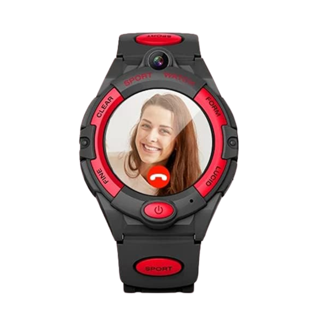 Safety kids smartwatch showing GPS tracking feature