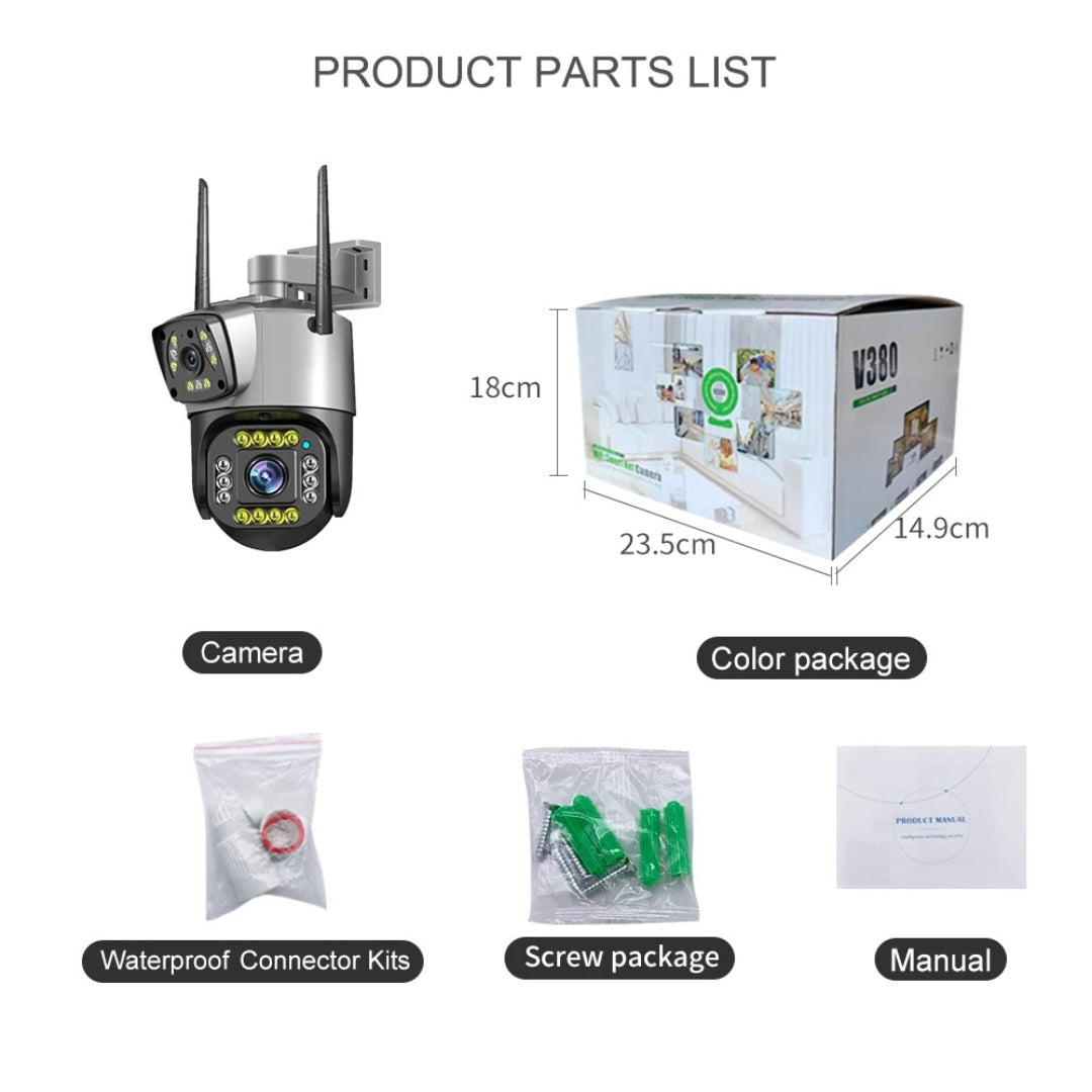 Smart Home Wifi Camera Packaging List