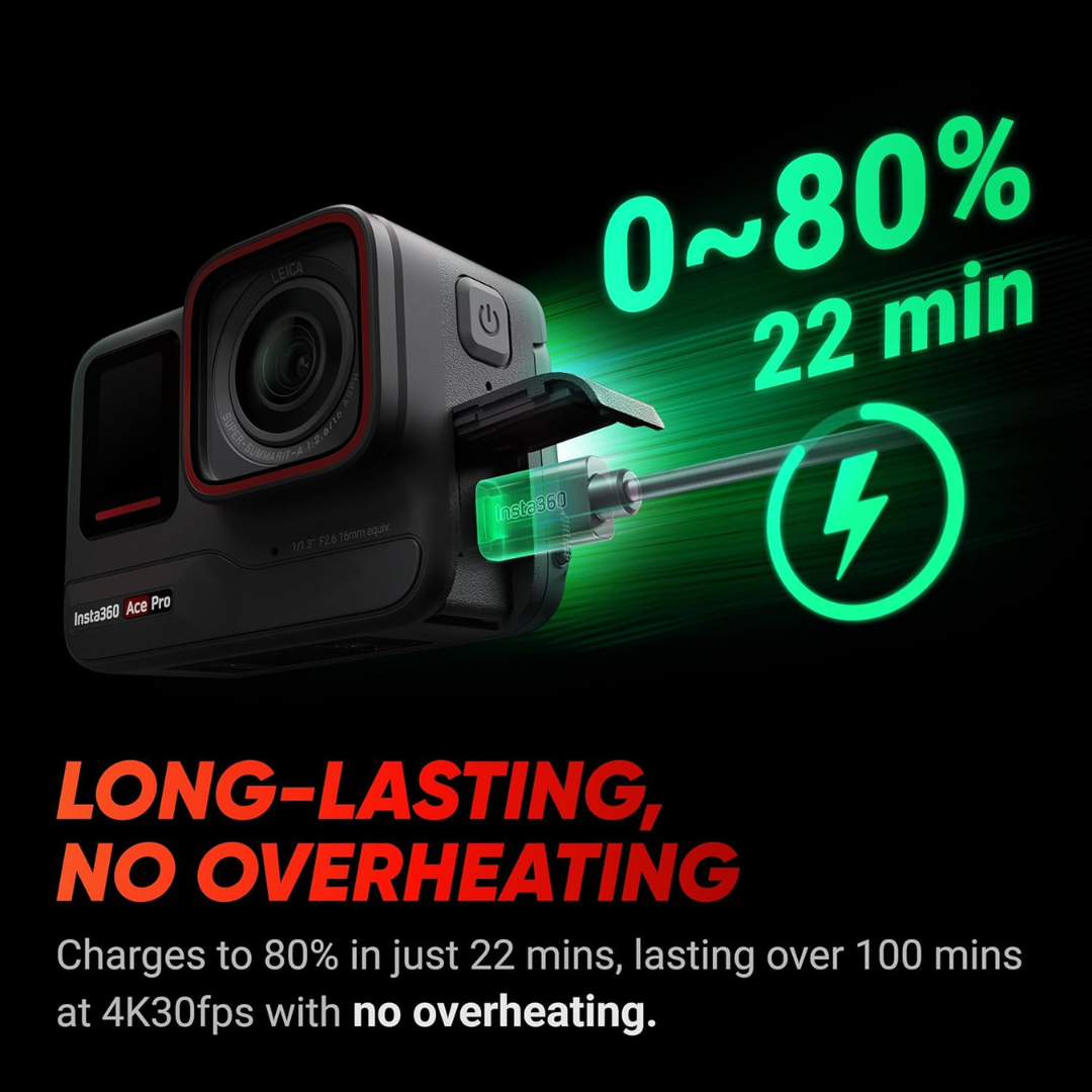 Buy Now Insta360 Ace Pro action camera with advanced night shot mode for low-light filming