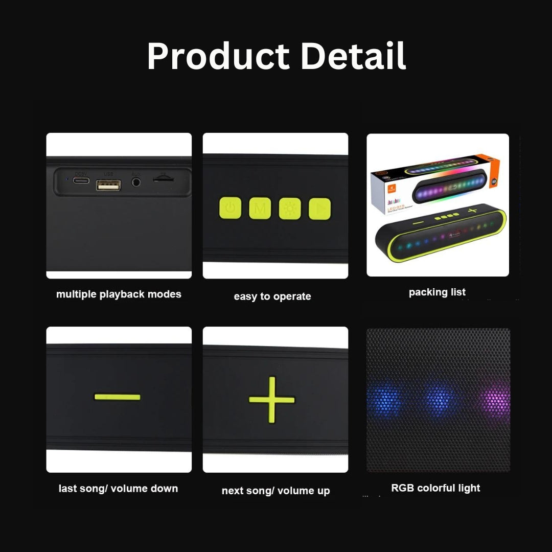 Kisonli LED Bluetooth Speaker in Nepal 2023