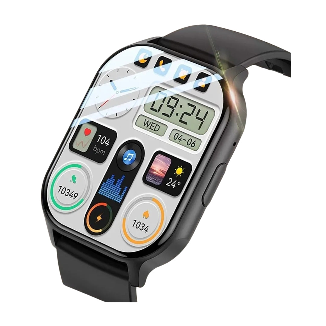 My Power Time SQR8 AMOLED Display Smartwatch