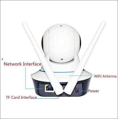 Home Security IP Camera Wireless Surveillance Camera Wifi Night Vision Dual Antenna - Brother-mart