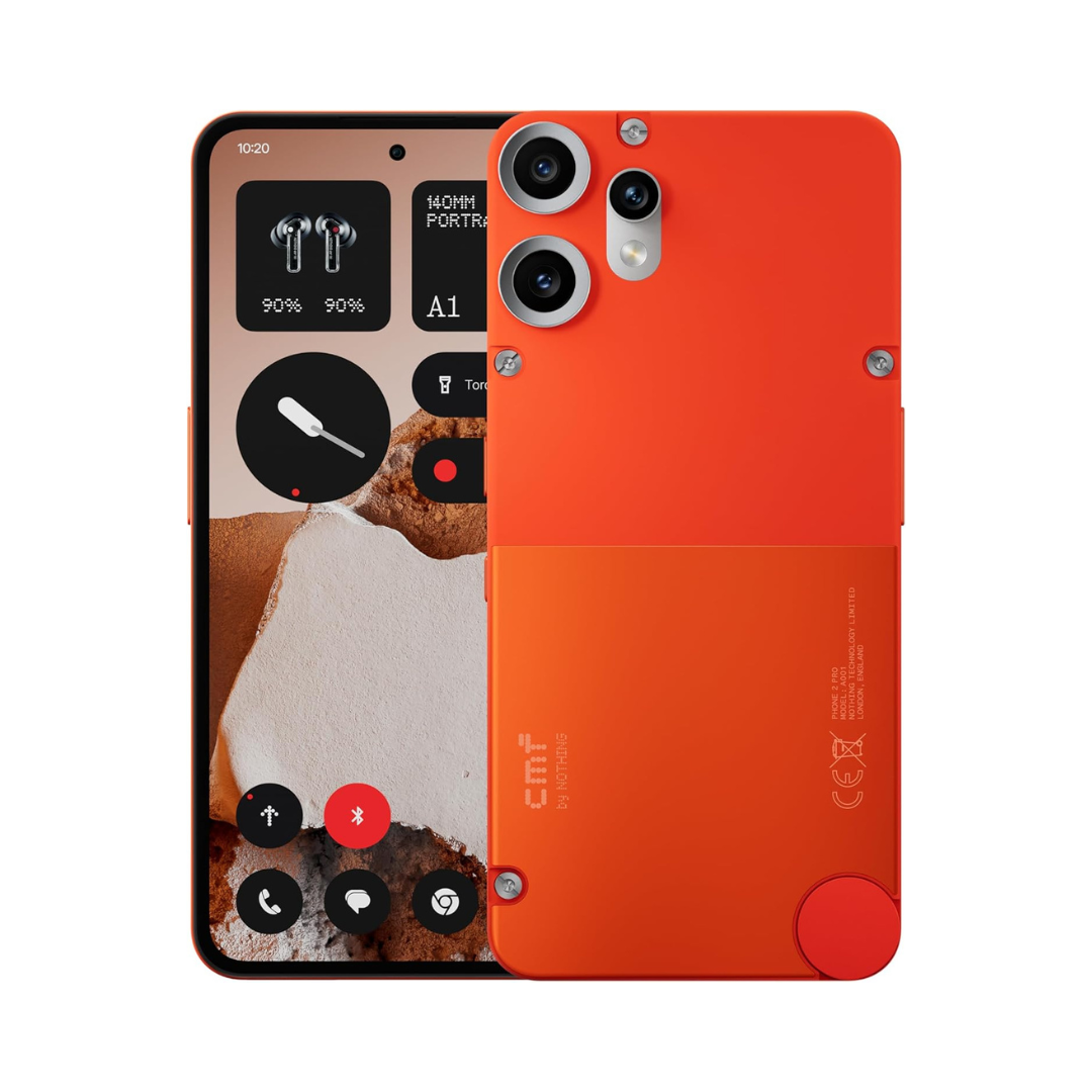 Nothing CMF Phone 2 Pro front view – 6.77 inch AMOLED 120Hz display smartphone