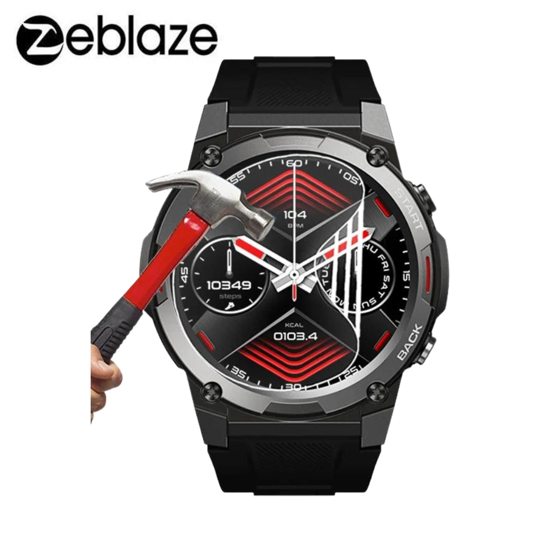 Water and Scratchproof Temper Glass For Zeblaze Smartwatch
