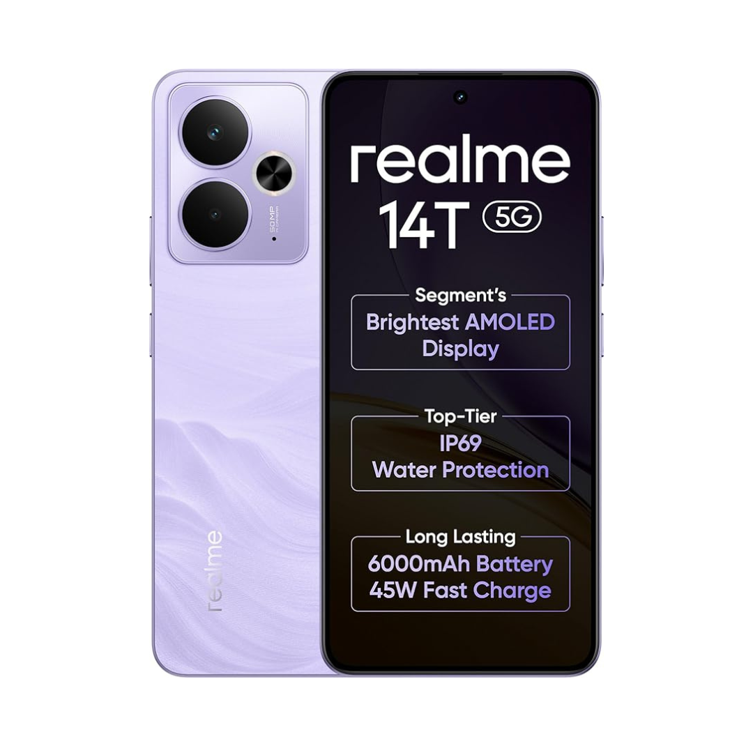 Realme 14T 5G best AMOLED 5G phone under budget