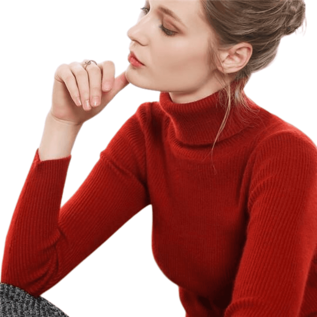 High Quality Red Full Hineck for Women best Trending Quality Product For Women - Brother-mart