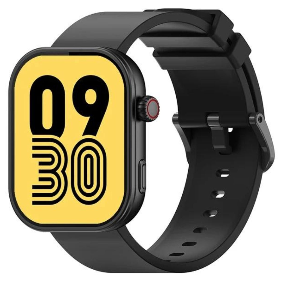 zeblaze btalk plus smartwatch-black-side view