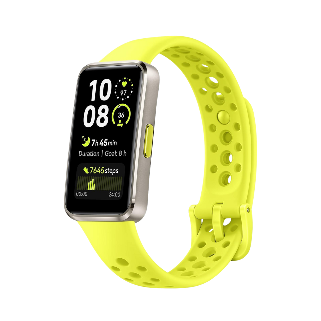 huawei band 10 smartwatch green aluminum body