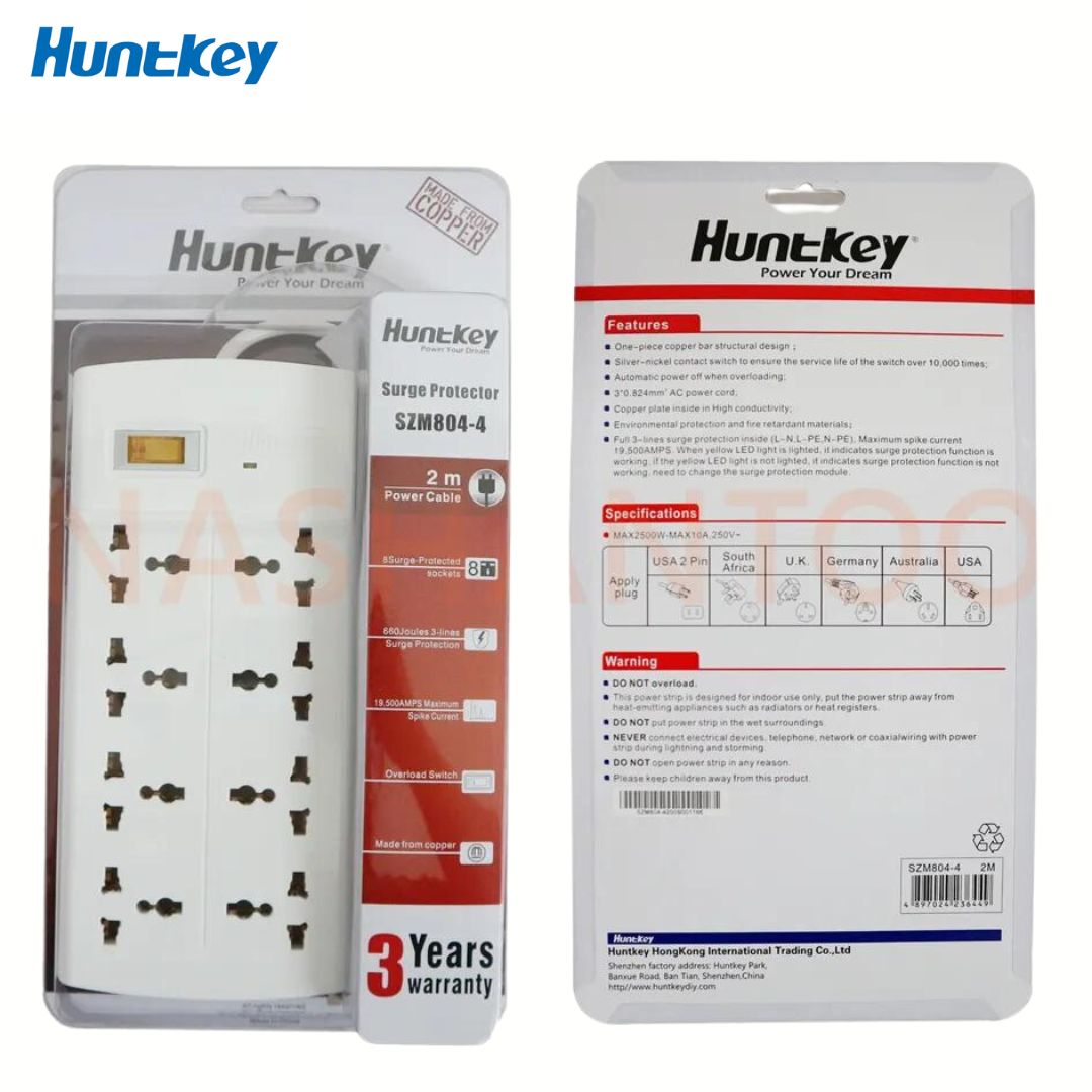 Safeguard your electronics with Huntkey Multiplug | Brother-Mart