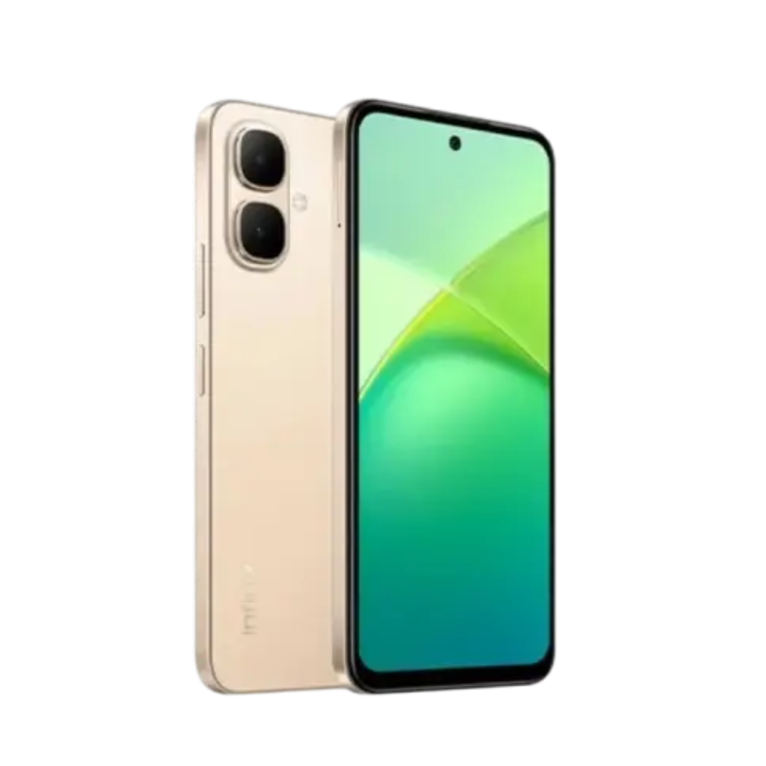 Shop now Infinix Smart 10 with 4GB RAM and 64GB internal storage, expandable via microSD card, offering smooth multitasking, reliable performance, and enough space for apps, photos, and videos.