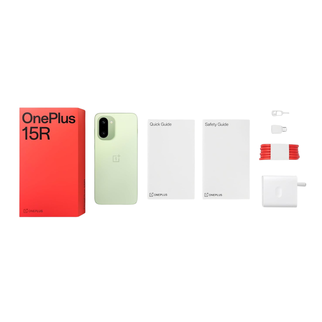 Get OnePlus 15R fast performance smartphone with 256GB storage
