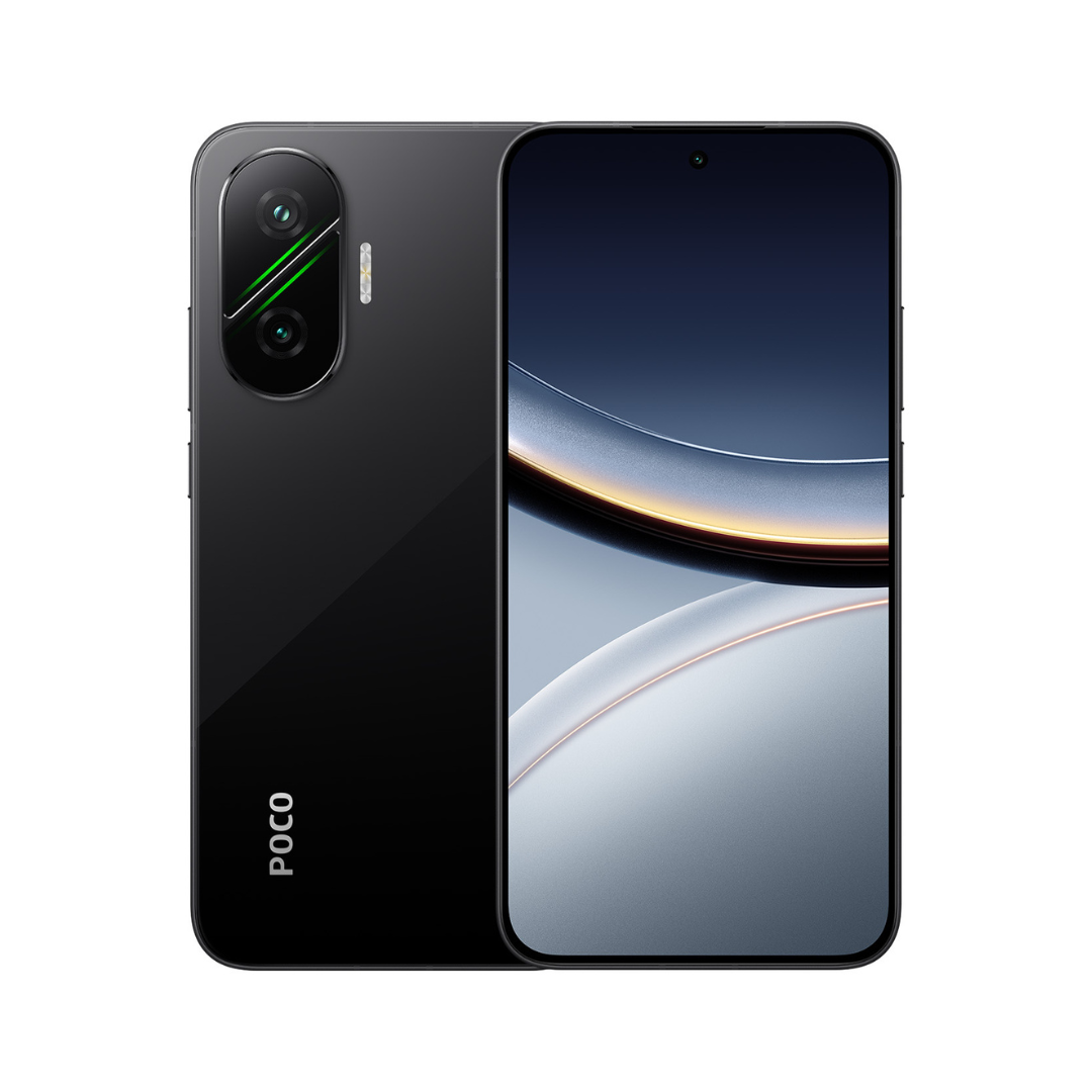 Shop POCO F7 5G rear camera view showing 50MP Sony IMX882 OIS camera with ultra-wide lens setup