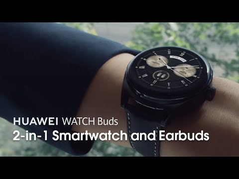 Huawei Watch Buds 2 in 1 Smartwatch | 1.43" AMOLED Color Screen | 3 Days Battery Life | AI Noise Cancellation Calling | Professional Health Management | Multi sensors & Watch Faces | IPX54 Water-Rated | 12 months Warranty