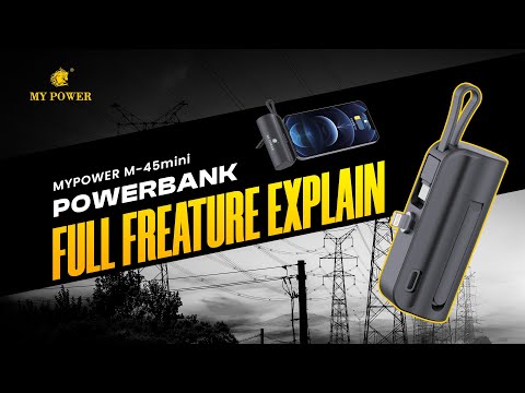 My Power 5000 mAh Mini Portable Power bank with Digital indicator