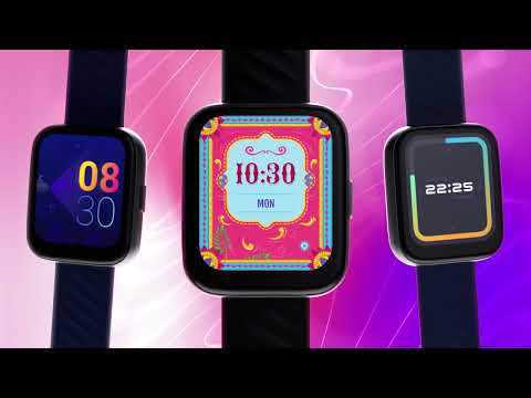 boAt Wave Pro-47 Smartwatch | 1.69 inch HD Display | 200 mAh Battery Capacity | 7 days Battery Life | ASAP Charge | Health and fitness tracking | IP68 sweat, splash and dust resistance | silicone strap (Black, Blue) | 12-months warranty