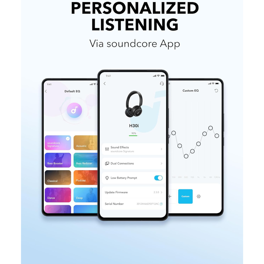 Buy now Soundcore H30i headphones for uninterrupted music all week