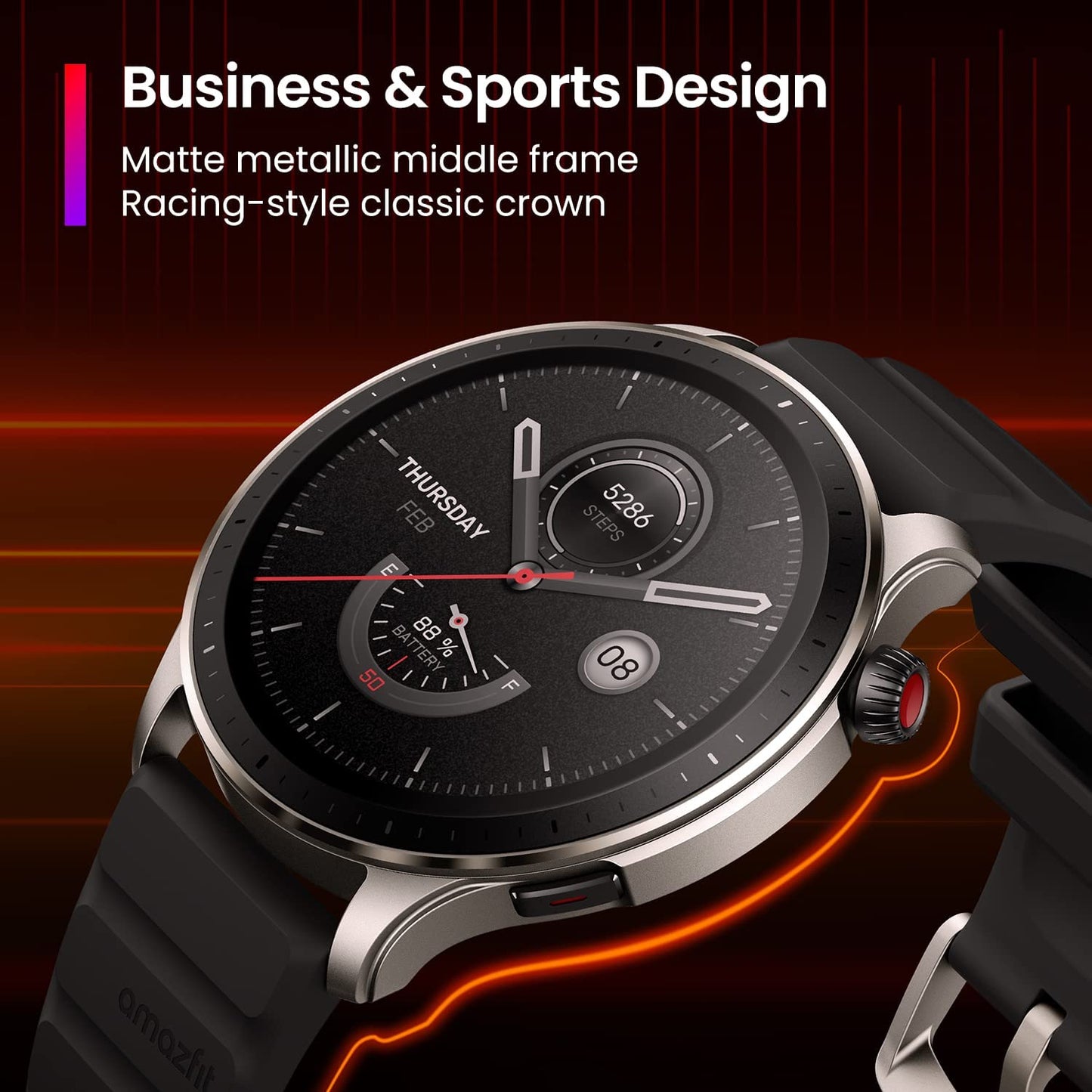 Amazfit GTR 4 Smart Watch for Men Android