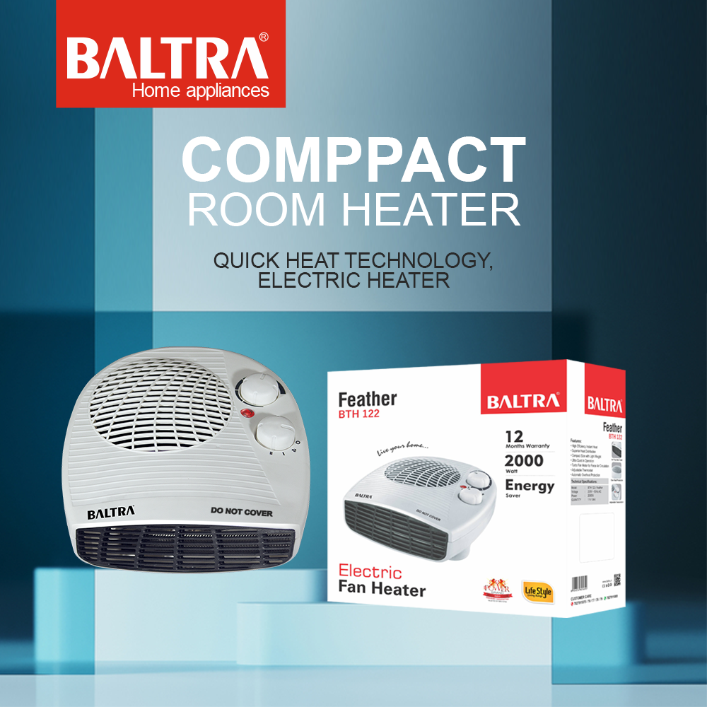 Baltra Fan Heater Feather (BTH 122) - Brother-mart