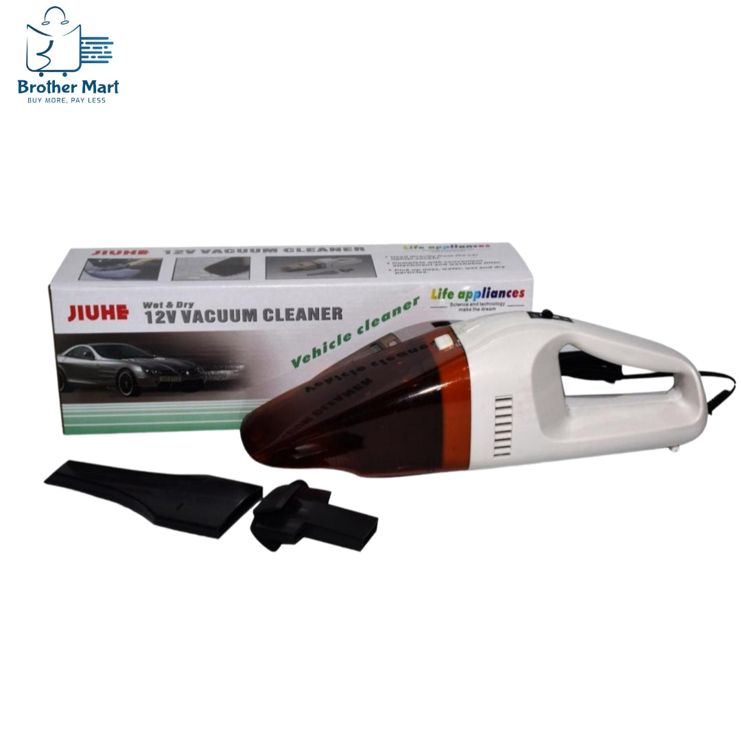 Jiuhe 12v Portable Car Vacuum Cleaner Portable Handheld Smart Vacuum Cleaner For Car/Truck/Bus - Brother-mart