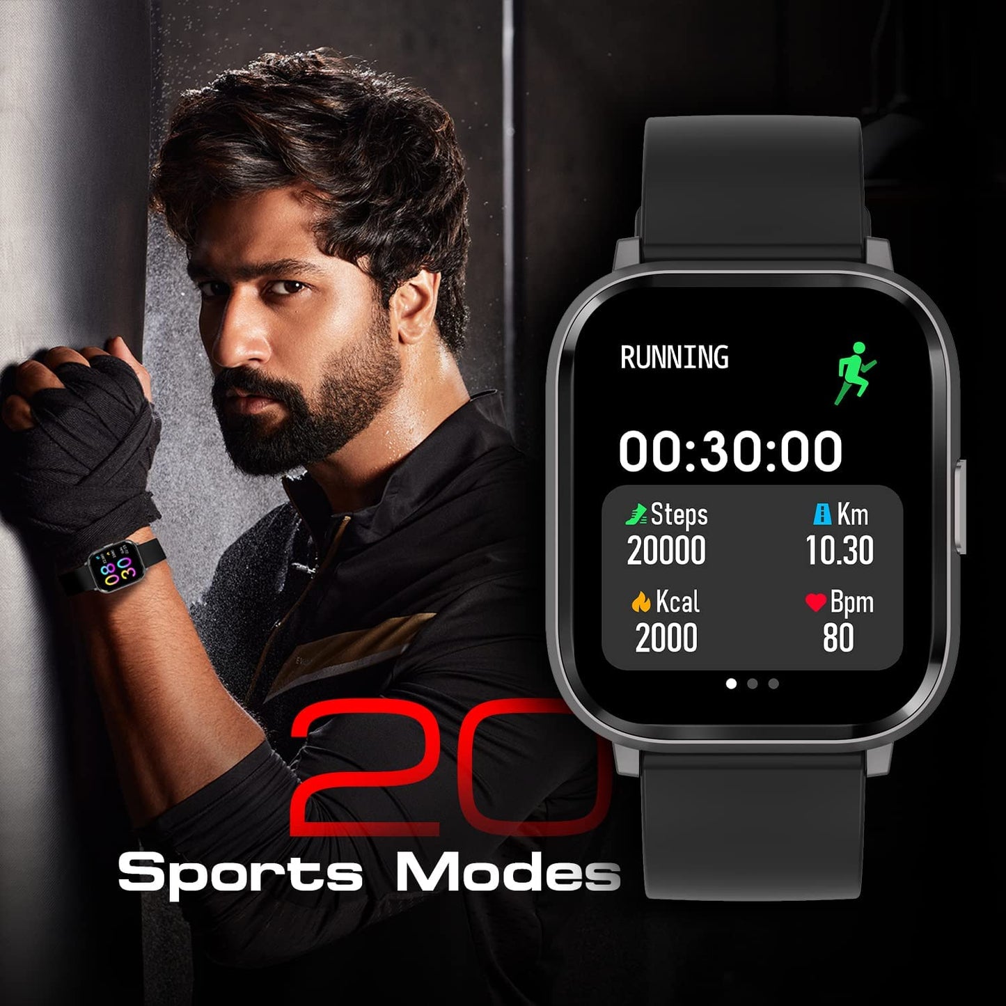 Fire-Bolt Ninja 2 Max 1.5 Full Touch Display Features Smartwatch