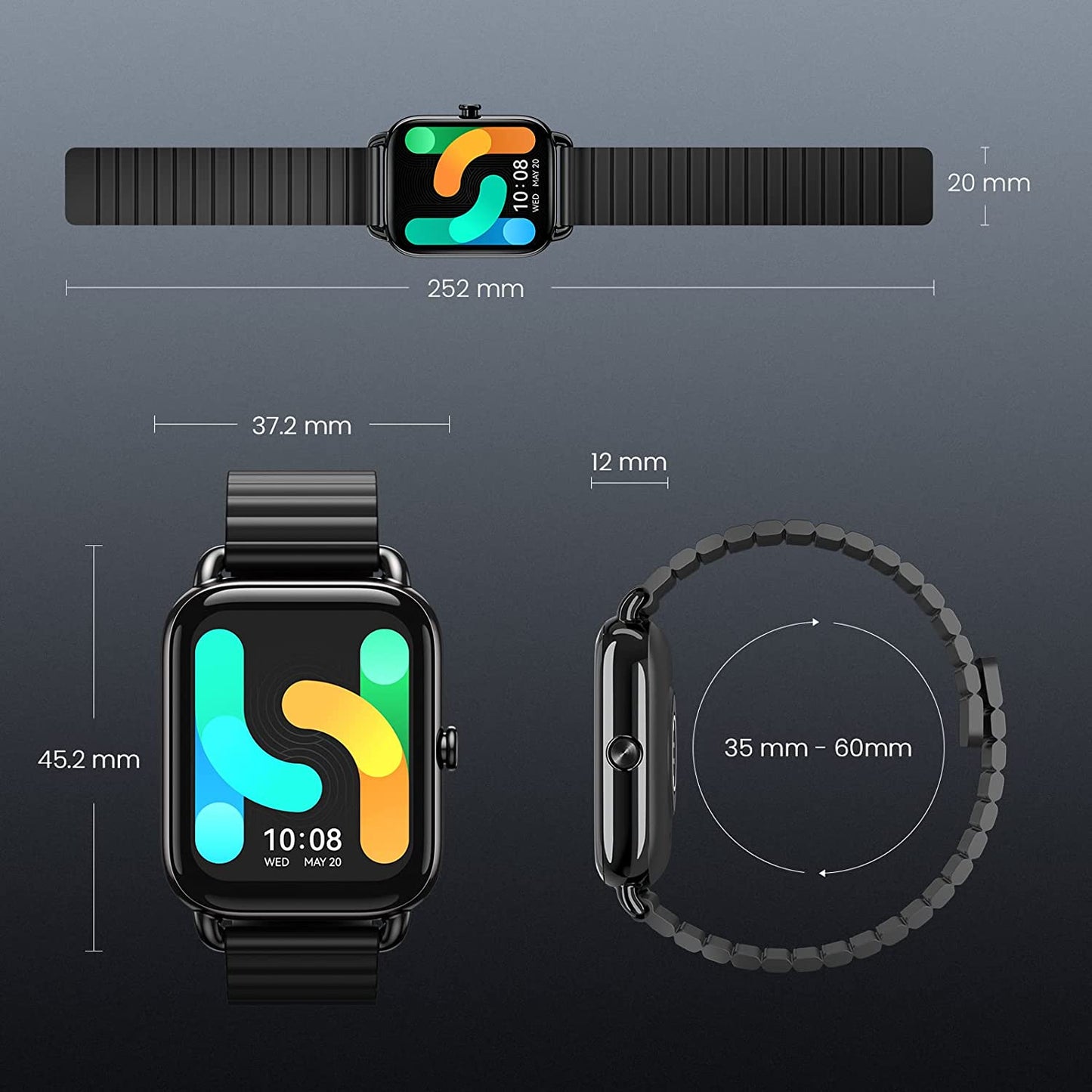 HAYLOU RS4 Plus Smartwatch  105 Sports Modes 10-day Battery Life