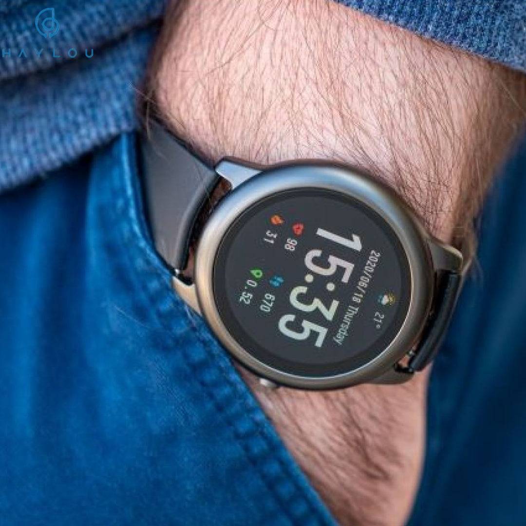 Haylou LS05 Original  Solar Smart Watch LS05 Heart Rate Sleep Monitor IP68 Waterproof - Brother-mart