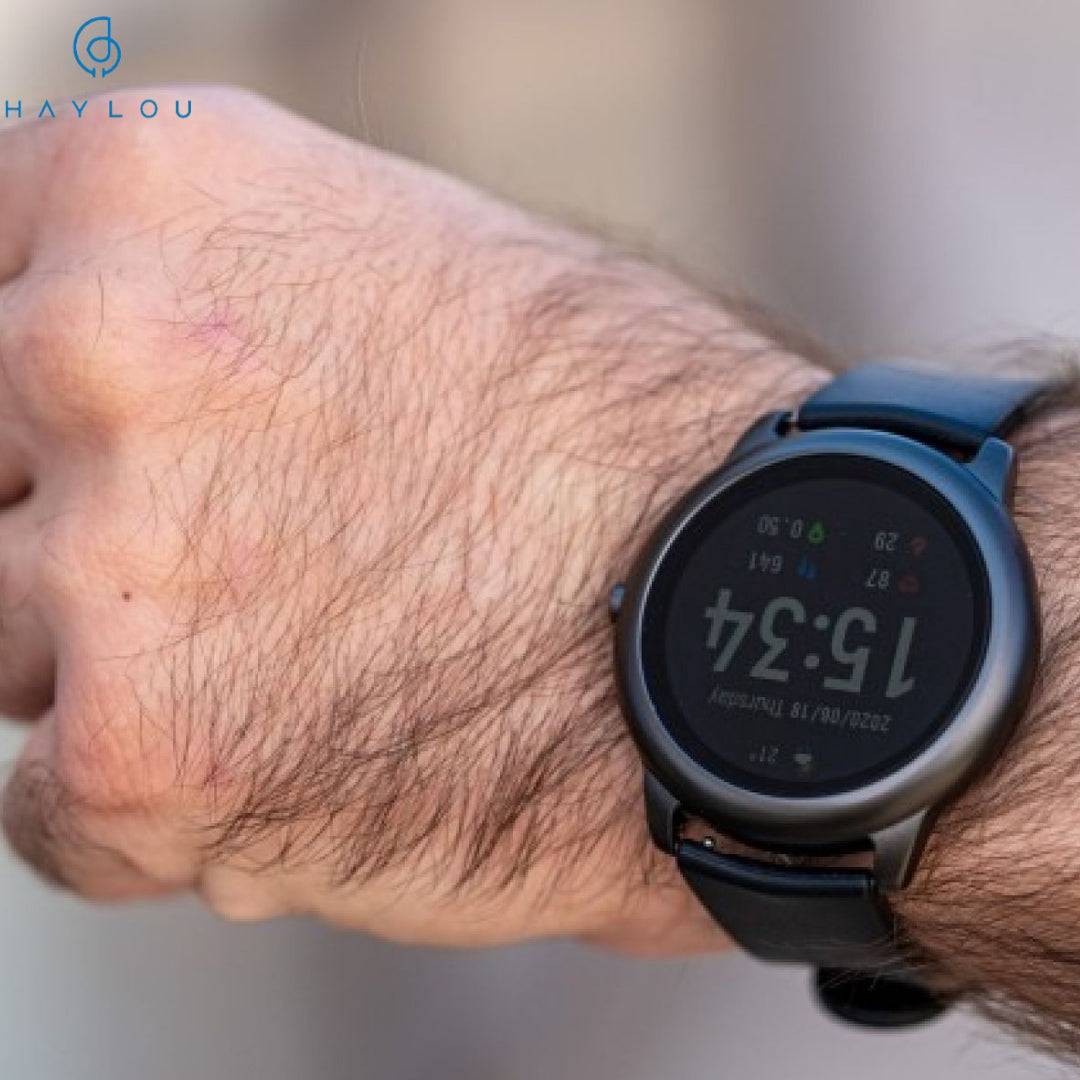 Haylou LS05 Original  Solar Smart Watch LS05 Heart Rate Sleep Monitor IP68 Waterproof - Brother-mart