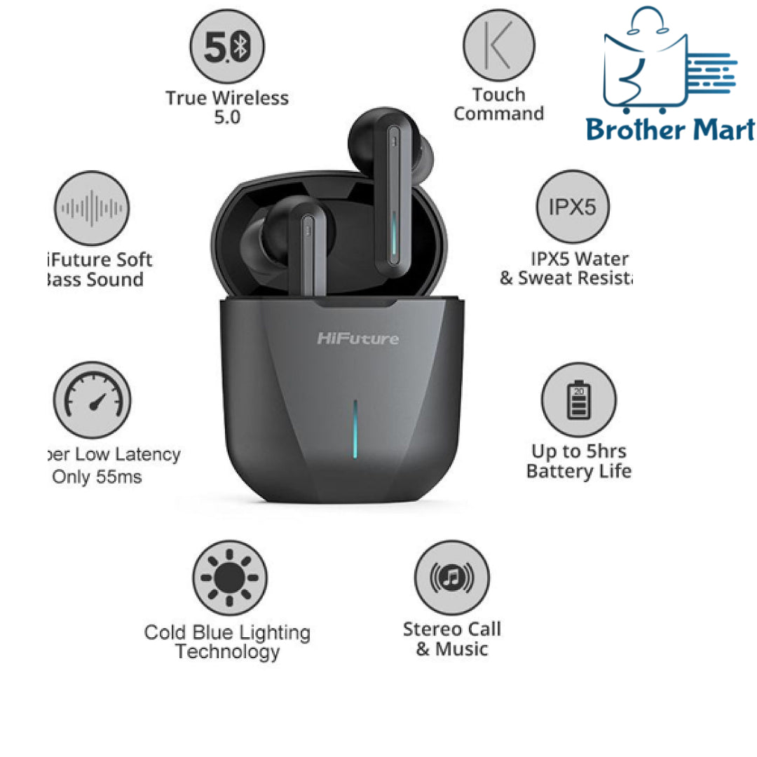 HiFuture Radge Gaming TWS Earbuds Brothermart - Brother-mart