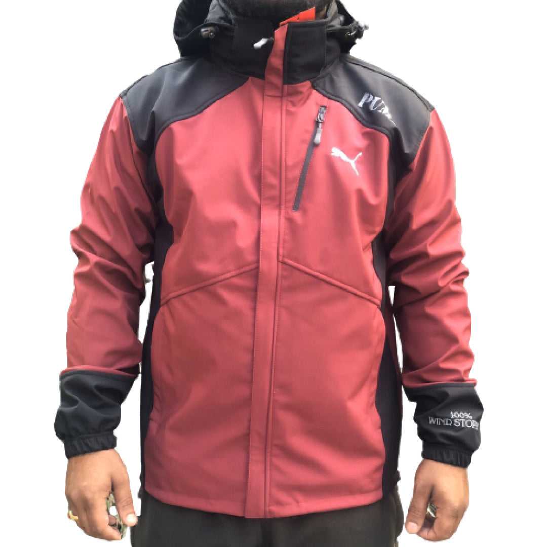 Hooded Racing Softshell Jacket