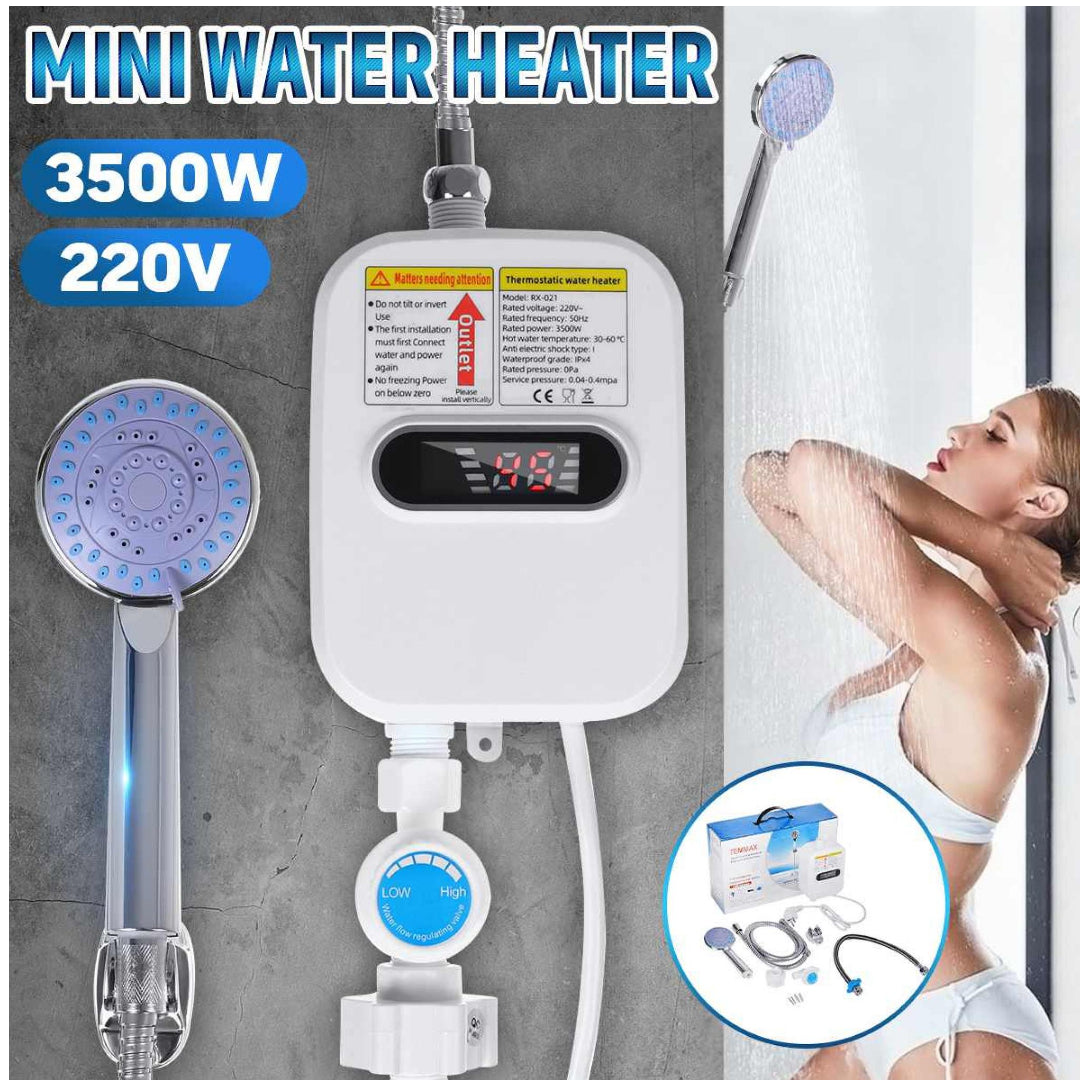 Tankless Electric 3500W Mini Instant Hot Water Kitchen Heater Faucet T –  Brother-mart