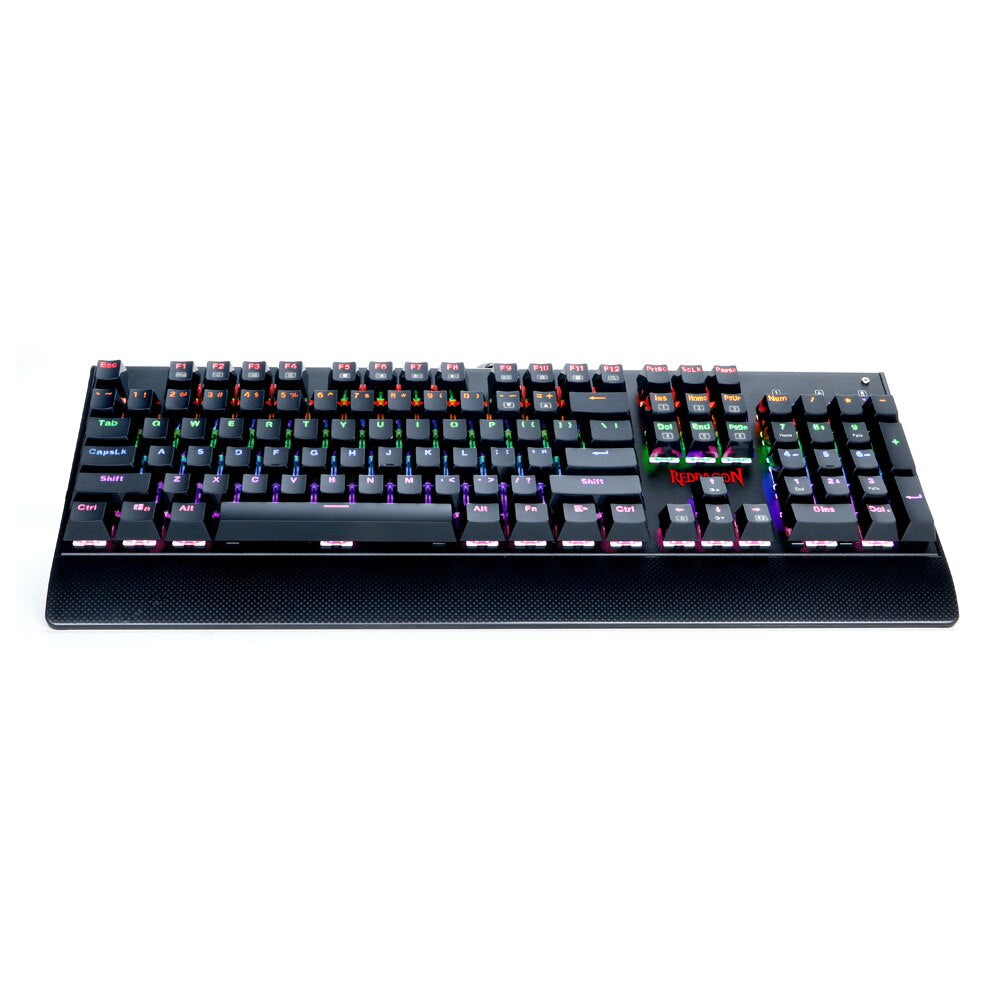 Redragon K577R USB Gaming Keyboard with 6 Theme Backlight 104 Keys Anti-Ghosting - Brother-mart