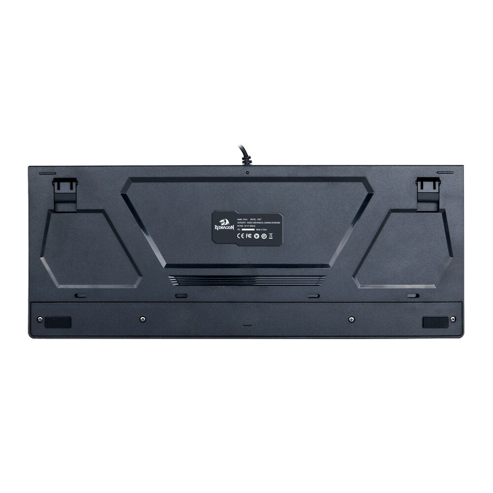 Redragon K577R USB Gaming Keyboard with 6 Theme Backlight 104 Keys Anti-Ghosting - Brother-mart