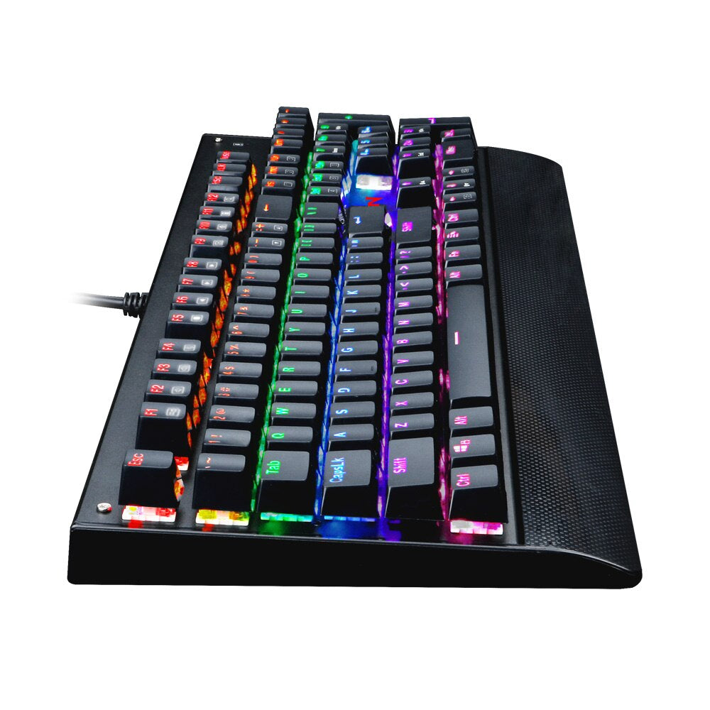 Redragon K577R USB Gaming Keyboard with 6 Theme Backlight 104 Keys Anti-Ghosting - Brother-mart