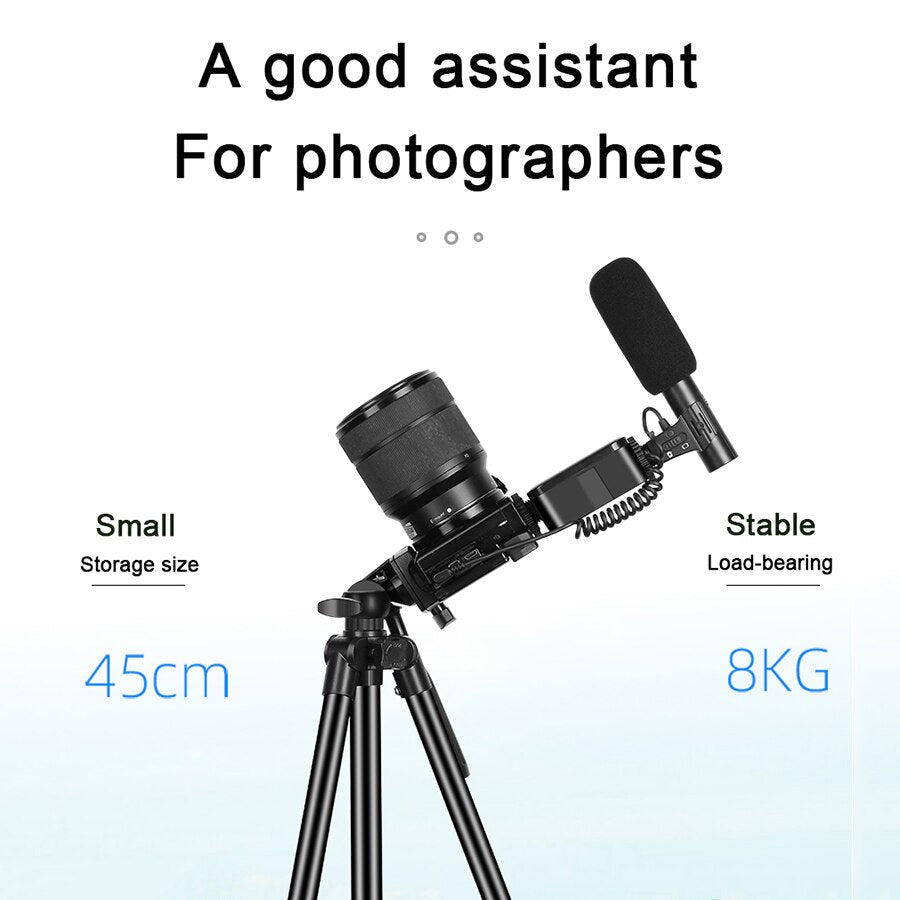 Vlogging Kit Video Recording Equipment with Tripod Fill Light Shutter for Smartphone - Brother-mart