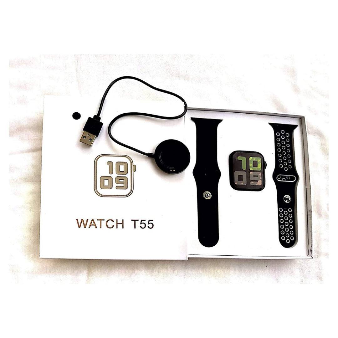 T55 Smart Watch Water resistant Sports for iPhone & android Smartwatch Heart Rate Monitor Blood Pressure - Brother-mart