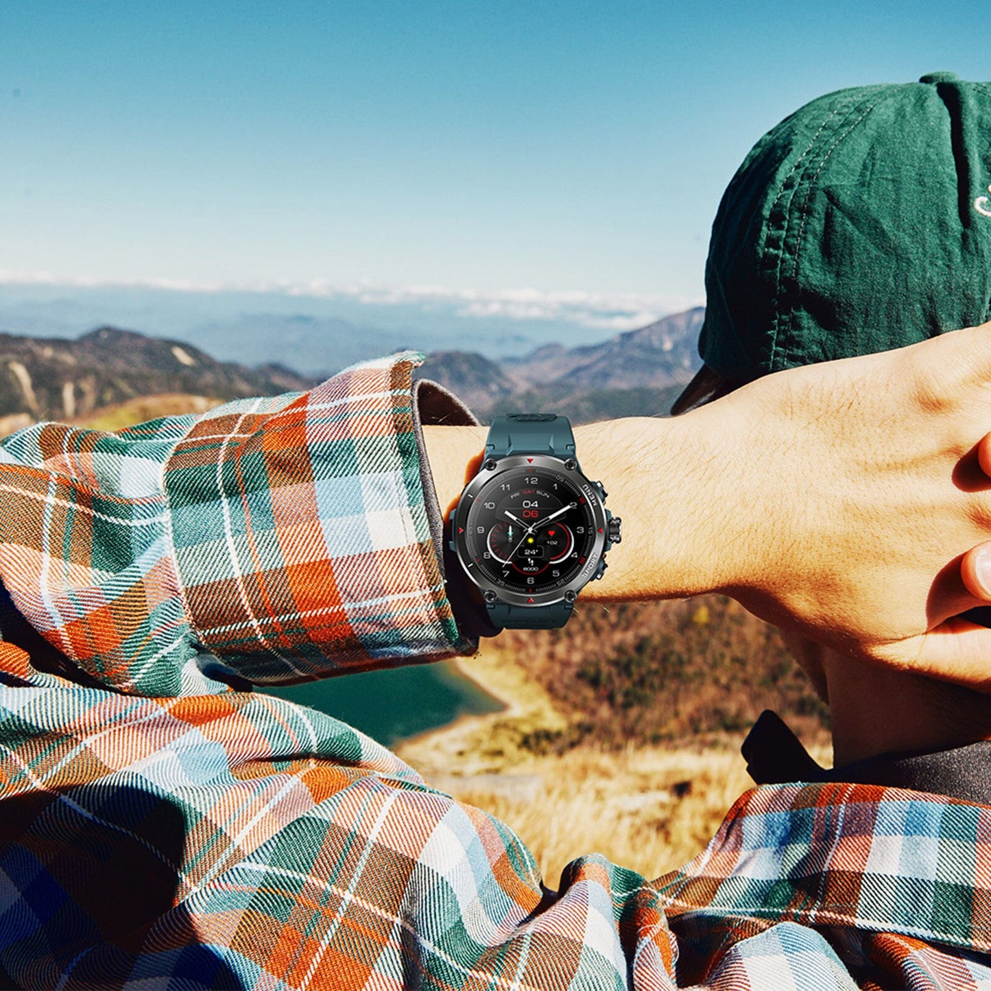 Zeblaze Stratos 2 GPS In-Built Smartwatch AMOLED Display