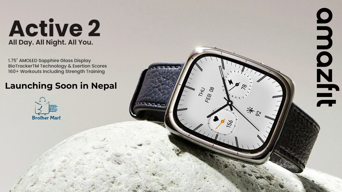 Amazfit Active 2 GPS Smartwatch price in Nepal