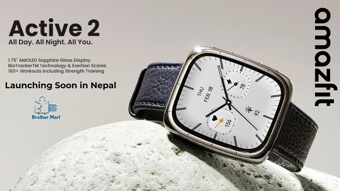 Amazfit Active 2 GPS Smartwatch price in Nepal