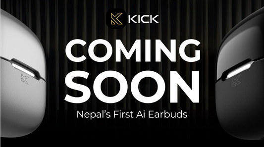 Kick Buds S2 Pro First AI-Powered Earbuds Launching Soon In Nepal 50dB ANC and 60 Hour Battery Life