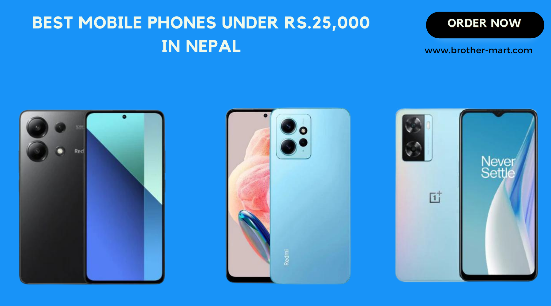 Best Mobile Phones Under Rs.25,000 in Nepal 2024