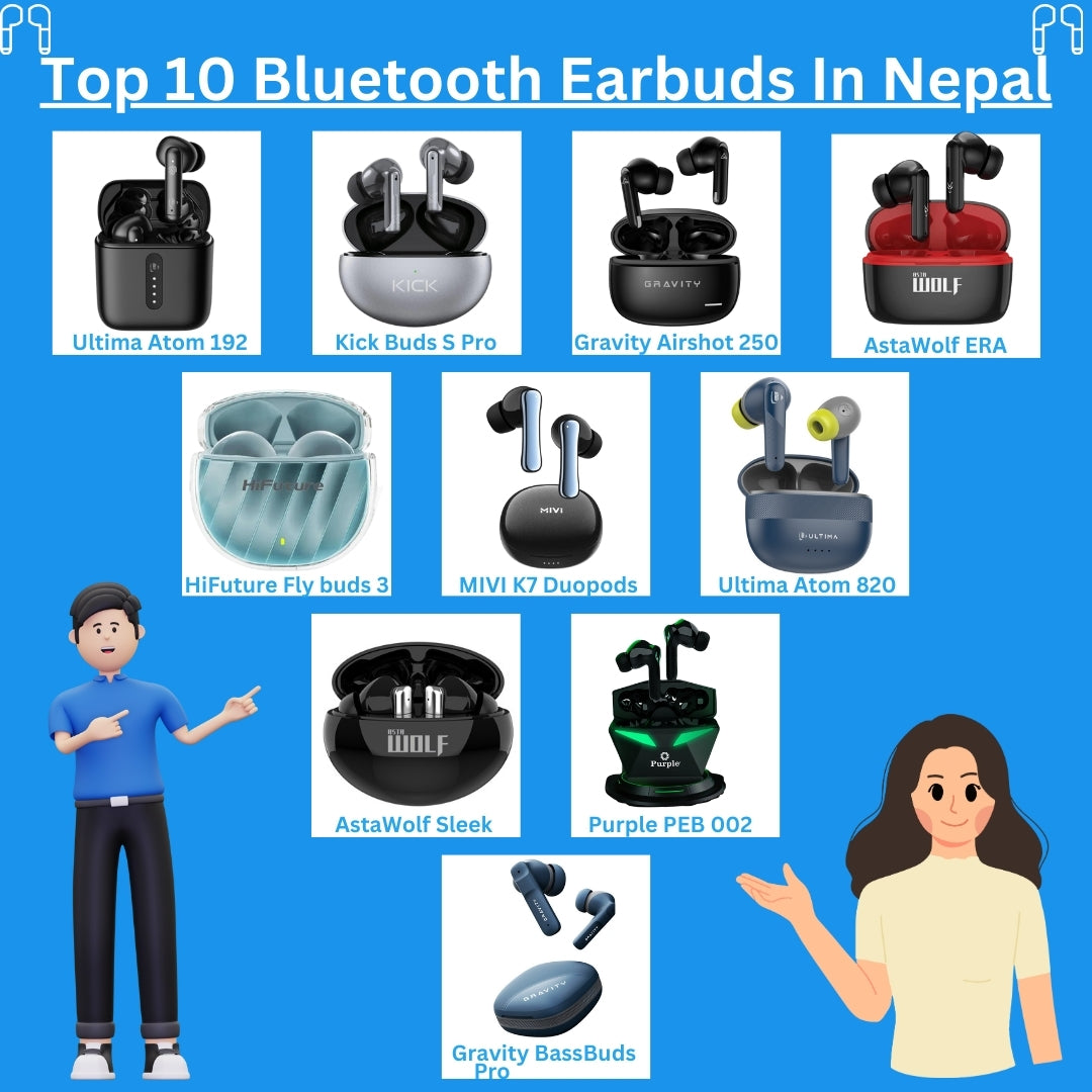 Top 10 Earbuds Under 4000; Price In Nepal, Specification and Features-2023