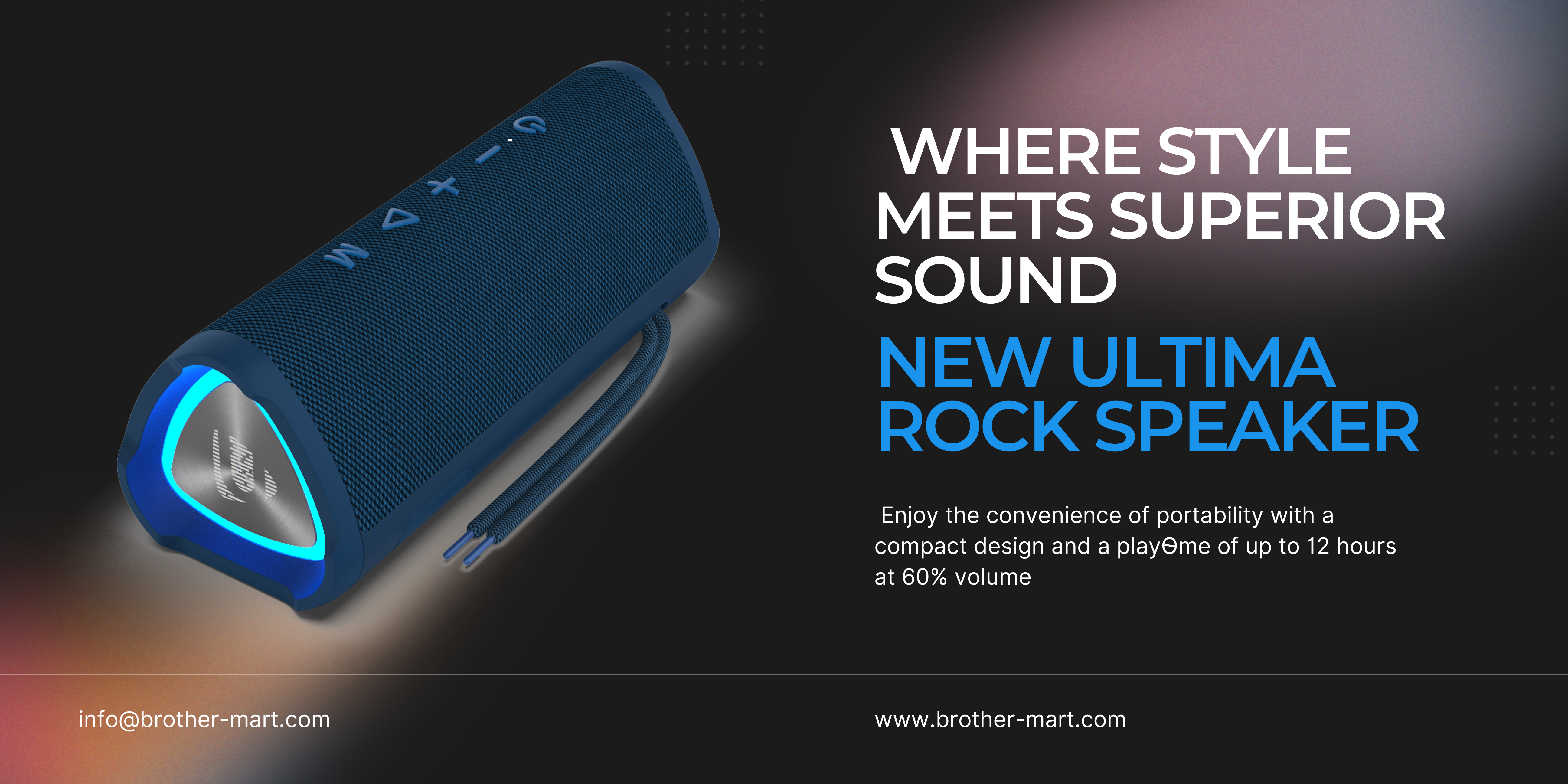 Ultima Rock Bluetooth Speaker Launching this February 19 in Nepal