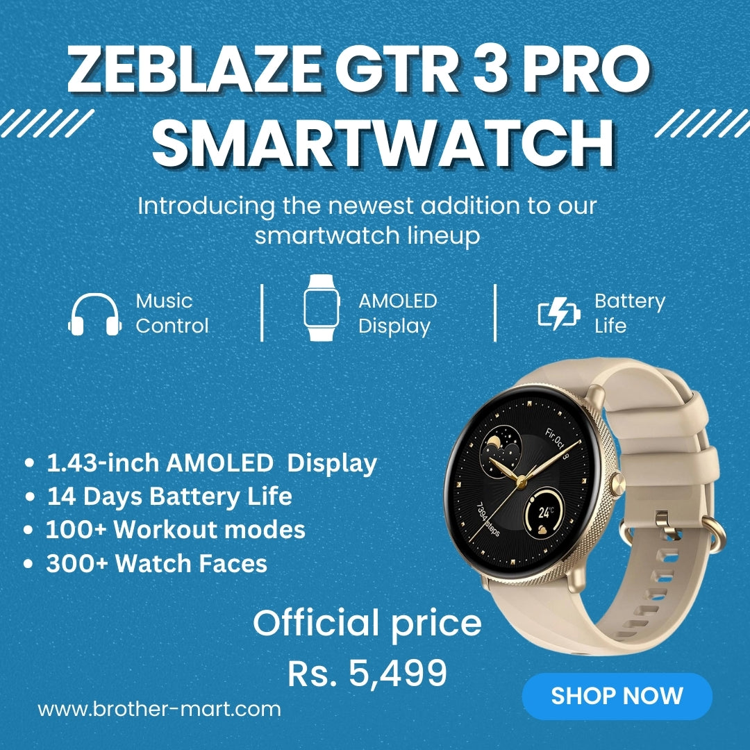 Zeblaze GTR 3 Pro Smartwatch-launched In Nepal Price, features and specifications