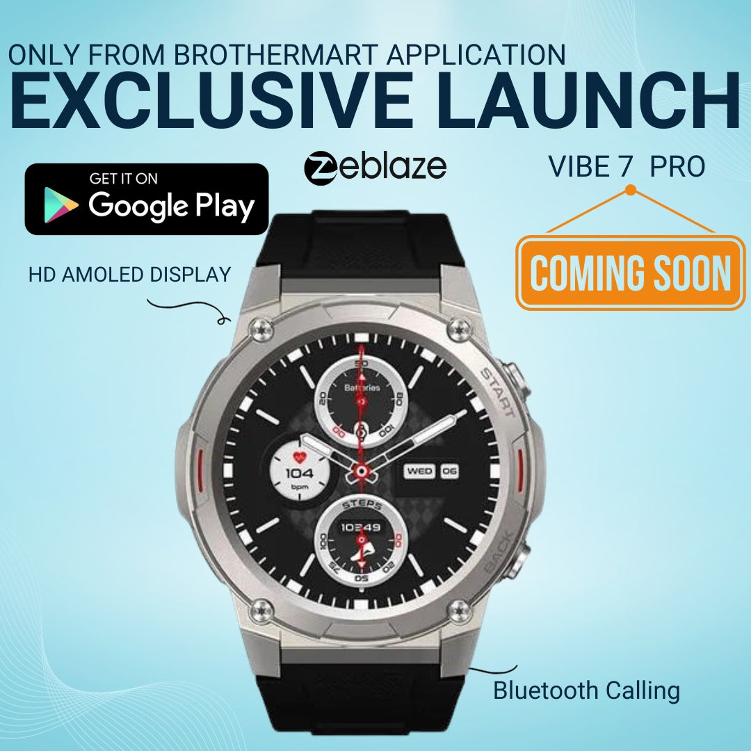 Zeblaze Vibe 7 Pro  exclusive Launched from Brothermart: Price, Features and Specifications