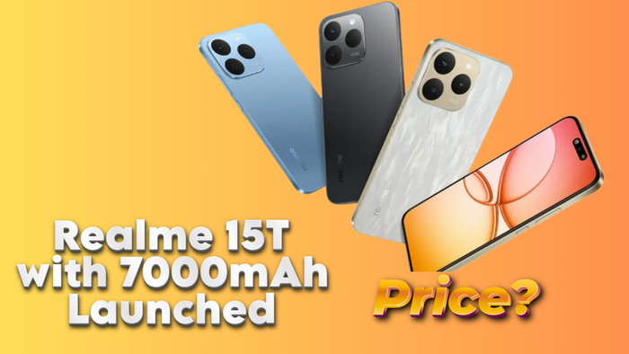 Realme Launched 15T 5G Phone in India with Rs20,999, How much in Nepal?