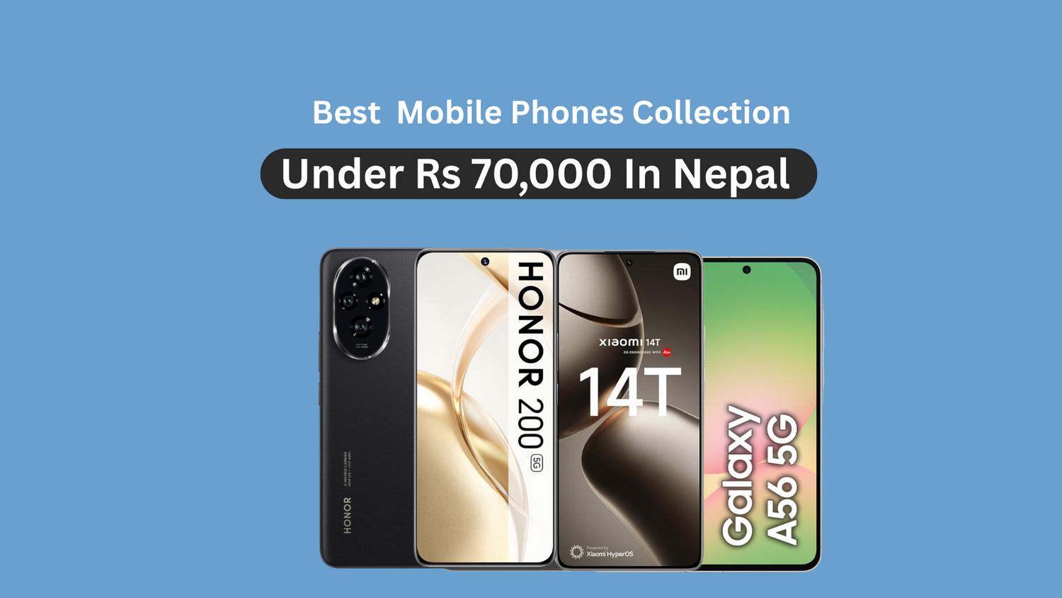 Mobile Phone Under Rs 70,000 in Nepal